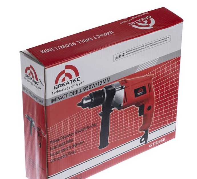  دریل چکشی گریتک مدل gtid-950